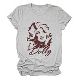 Dolly Fun Fashion Versatile Crew Neck Women's Short Sleeves