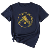 T-Shirt mit Aufdruck „Bee Protect The Pollinators“