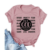 Christian Shirt for Women BUT GOD! Psalm 73:26 Faith Tees