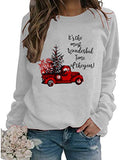 Women Long Sleeve It's The Most Wonderful Time of The Year Sweater Christmas Shirt