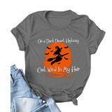 Women on A Dark Desert Highway Cool Wind in My Hair Tshirt Halloween Witch Shirt