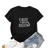 Women Classy Until Kickoff Football Shirt