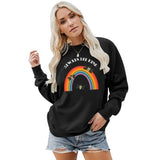 Bee Kind Sweatshirt Women Rainbow Gift Be Kind Shirt