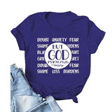 Christian Shirt for Women BUT GOD! Psalm 73:26 Faith Tees