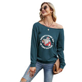 Women There's Some Ho's in This House Shirt Long Sleeve Christmas Fashion Shirt