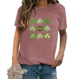 St. Patrick's Day Tees Women Shamrock Lucky Shirt