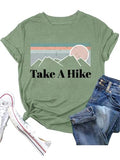 Take A Hike Shirt Women Camping Adventure T-Shirt