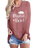 Women Long Sleeve Mama Bear Blouse