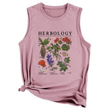 Herbology Plants Tank Tops Women Gardening Shirt