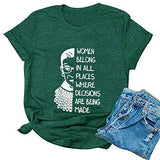 Women Belong in All Places Women Graphic T-Shirt