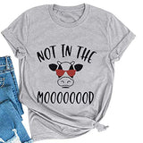 Women Not in The Mood Cow Shirt Funny Cow Shirt