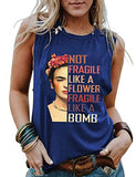 Women Not Fragile Like A Flower Fragile Like A Bomb Shirt