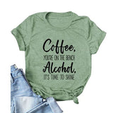 Coffee You're On The Bench Wine Suit Up Shirt Coffee Shirt Wine Shirt for Women