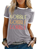 Women Gobble Gobble Gobble T-Shirt Thanksgiving Shirt