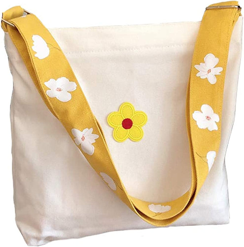 Women Cute Flower Tote Bag Shoulder Bag Crossbody Bag