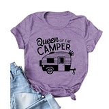 Women Queen of The Camper Shirt Camper Queen Tee