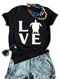 Women Love Turtle T-Shirt Save The Turtle Shirt