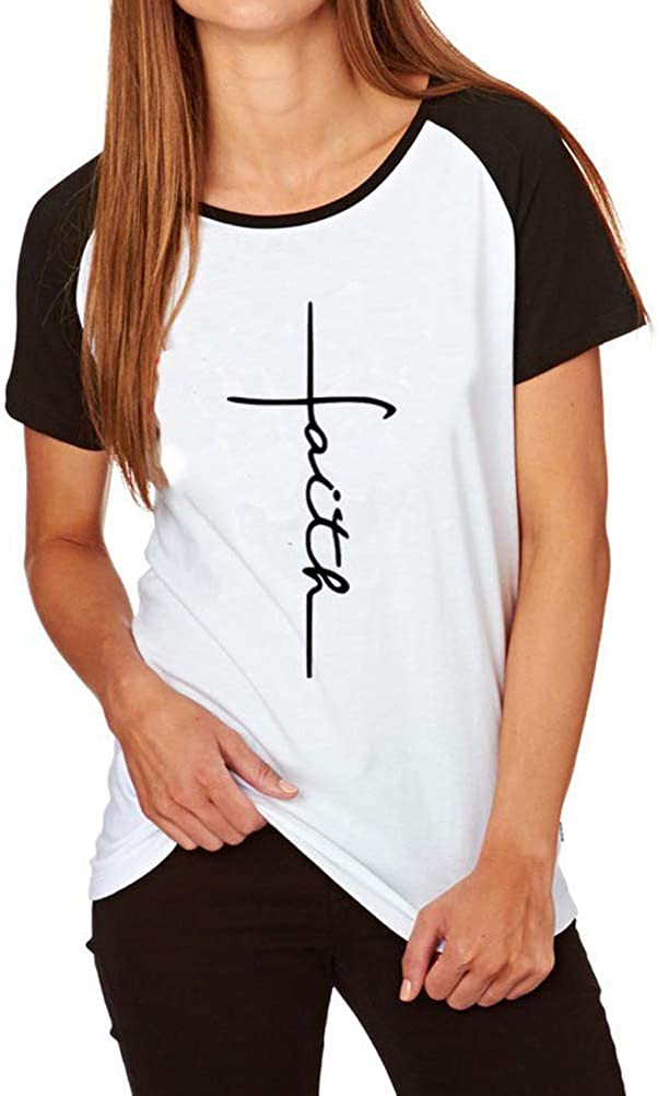 Women Faith Jesus T-Shirt Christian Shirt