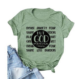 Christian Shirt for Women BUT GOD! Psalm 73:26 Faith Tees