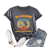 Women Funny Goldfish T Shirt Be A Goldfish Graphic Shirt