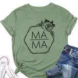 Rose Mama T Shirt for Women Short Sleeve Graphic Tees