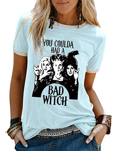 Women You Coulda Had a Bad Witch T-Shirt Halloween Shirt