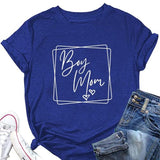 Boy Mom Shirt Women Tee Tops