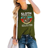 Women Sloth Hiking Team Shirt Cute Sloth Graphic Shirt