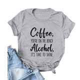 Coffee You're On The Bench Wine Suit Up Shirt Coffee Shirt Wine Shirt for Women