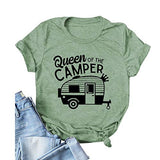 Women Queen of The Camper Shirt Camper Queen Tee