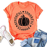 Thankful Grateful Blessed Pumpkin Shirt