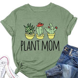 Cute Plant Mom Shirt Women Plant Lover Gift Graphic Tees