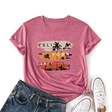 Women California Tshirt Cali Shirt Palm Tree Tee Tops