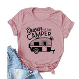 Women Queen of The Camper Shirt Camper Queen Tee