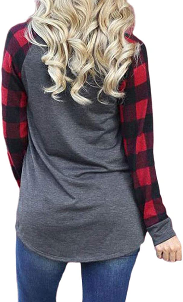 Women Long Plaid Sleeve Be Kind Blouse Kindness Shirt