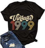 Damen Vintage 1970er Jahre Vintage 1980er Jahre Vintage 1990er Geburtstag T-Shirt