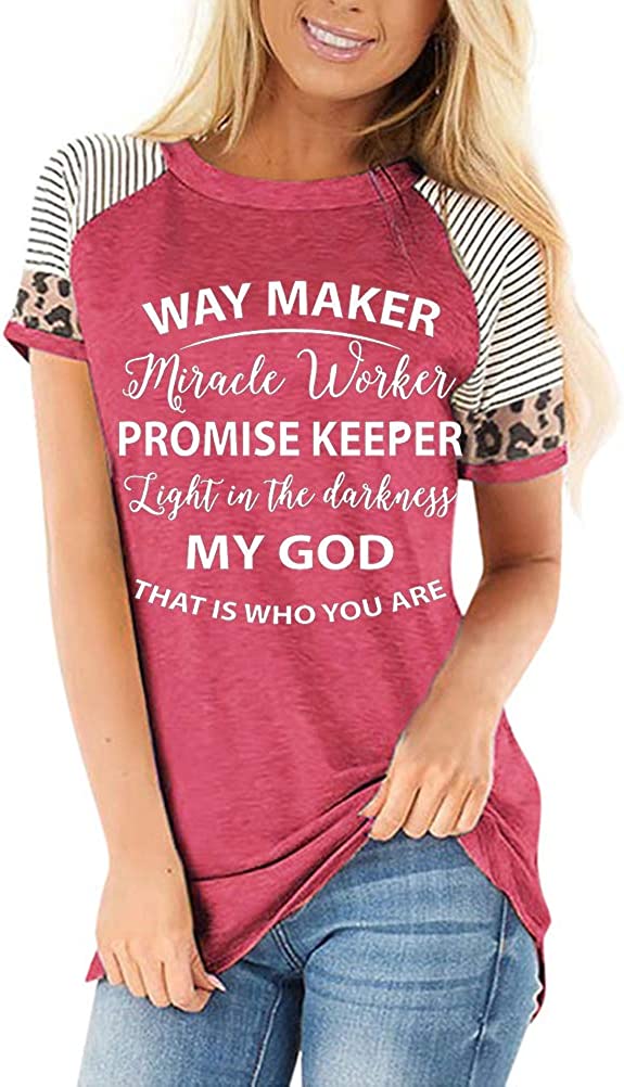 Way Maker Miracle Worker Promise Keeper Light in The Darkness My God This is Who You are T-Shirt