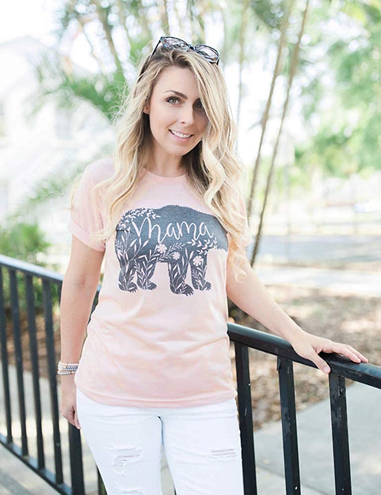 Women Mama Bear T-Shirt