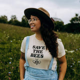 Women Save The Bees T-Shirt Beekeeper Shirt