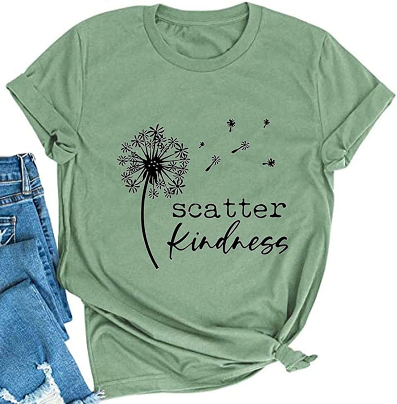 Women Scatter Kindness T-Shirt Be Kind Shirt