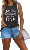 Day Drinkin On The Lake Tank Shirt for Women Day Drinking Shirt