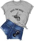 Women Save The Bees T-Shirt Graphic Shirt