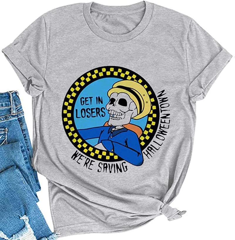 Women Get in Losers We're Saving Halloweentown T-Shirt Halloween Shirt