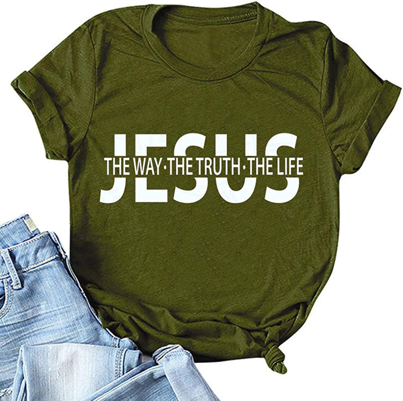 Women Jesus The Truth The Way The Life T-Shirt