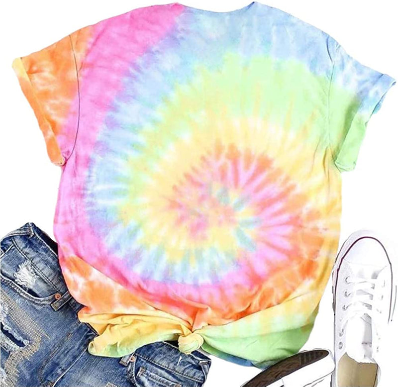 Women Faith Tie Dye T-Shirt Women Graphic Shirt