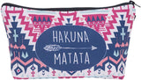 Hakuna Matata Makeup Bag Cosmetic Bag Organizer for Women