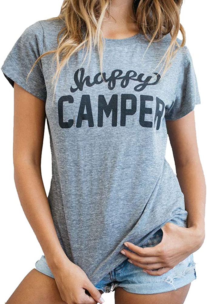 Women Happy Camper T-Shirt
