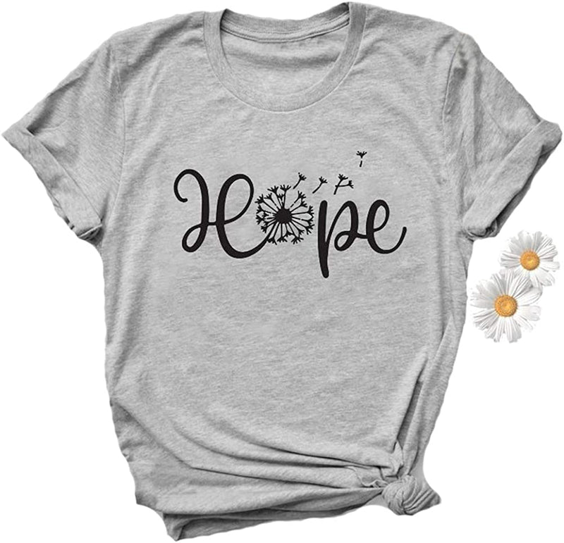 Women Hope T-Shirt Graphic Shirt