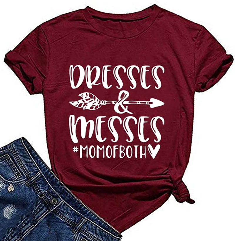 Women Messes & Dresses Mom of Both T-Shirt