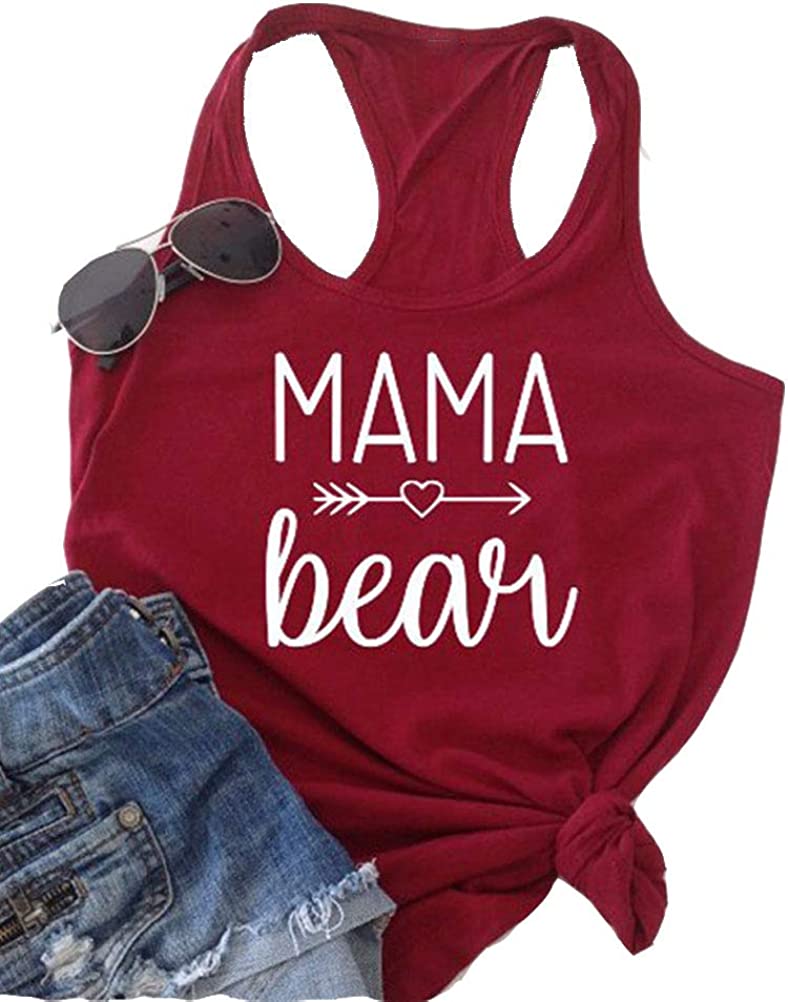 Débardeur coupe slim Mama Bear pour femme